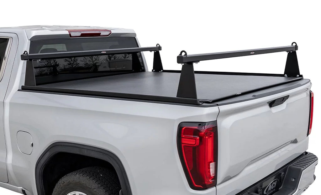 2014-2018 Fits Chevrolet Silverado Fits  Sierra 1500 2015-2019 2500 3500 8' Matte Black Aluminum -series Truck Bed Racks