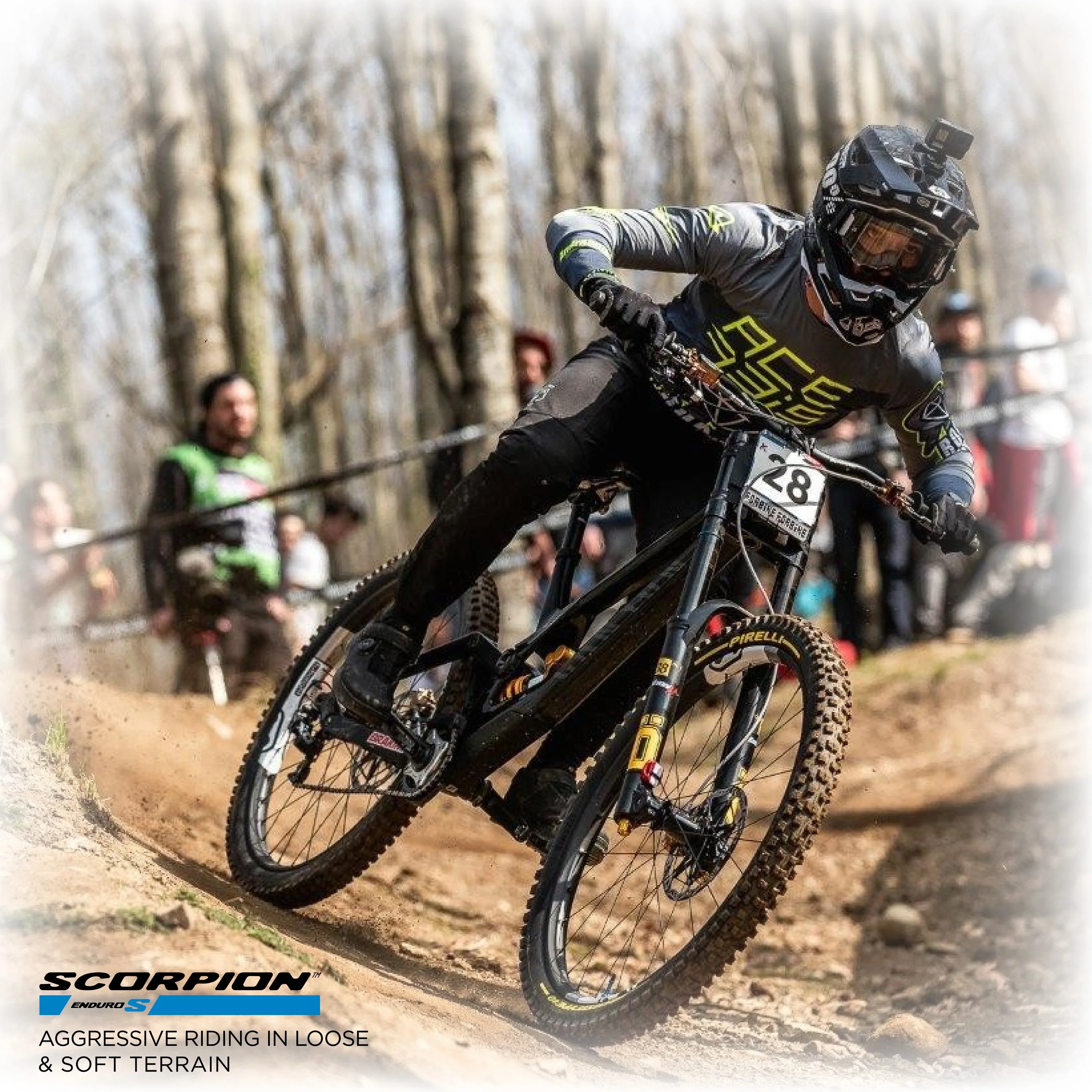 Pirelli Scorpion Enduro  Classic 29" x 2.4 Mountain Bicycle Tire Unmatched Grip and Reliability for Extreme Enduro Riding Tubeless Ready Clincher  Enhanced ProWall  Casing + SmarTUBE 23/32-622