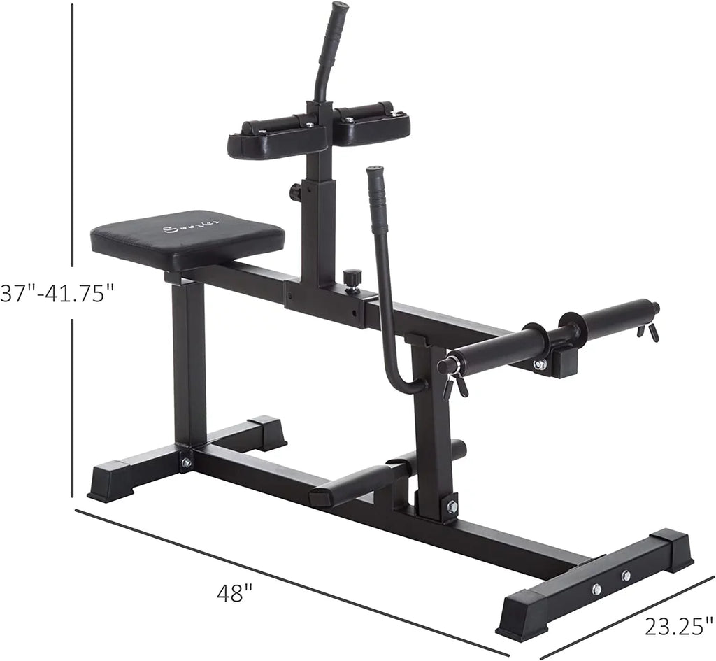 Adjustable Seated Calf Raise Machine, Leg Machines Home Gym, for Calf, Waist, Arm Training