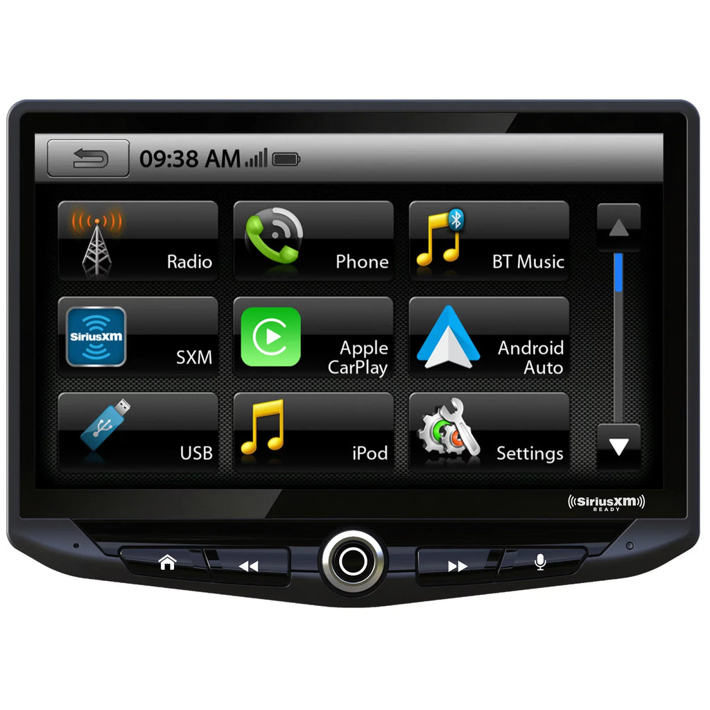 Stinger Jeep Wrangler  (2011-2018) Stereo Replacement System: 10-Inch Touchscreen Radio; Includes Dash Kit & Interface, With Jeep Back Up Camera, And Igo Navigation  Card