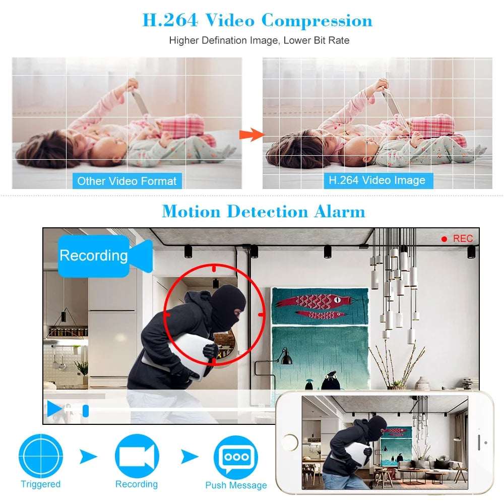 KKmoon 8CH 1080P 5 in 1   Digital Video Recorder   Remote Phone Monitoring Security Surveillance System Kit Camera
