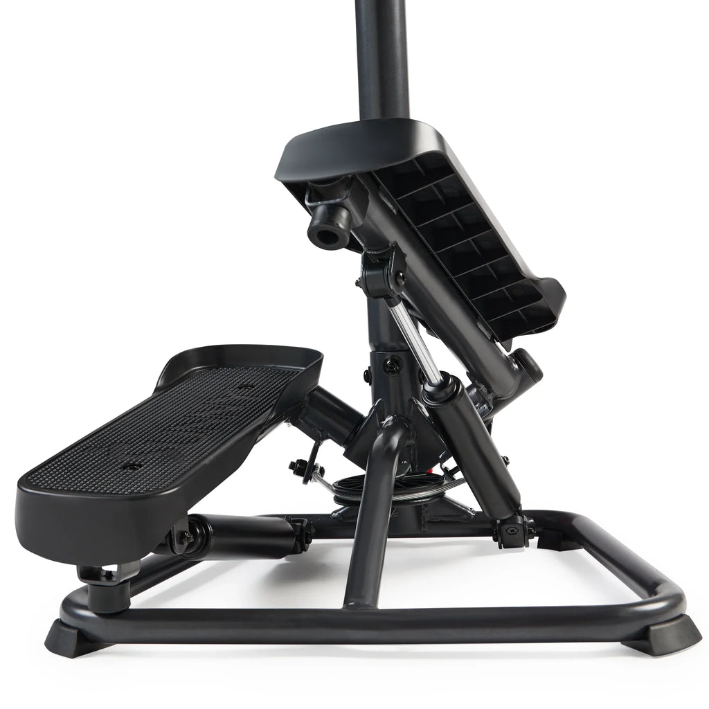 Sunny Health & Fitness Smart Stair Stepper Machine with Handlebar – -