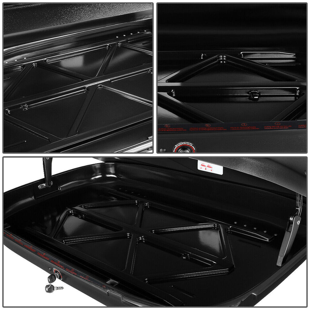 Teledu Waterproof Vehicle Roof Mount Travel Storage Box Car Top Cargo Carrier with Lock