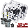 For Jeep Cherokee  Wrangler  5X7 7x6 Rectangle  Headlights Hi-Lo Beam