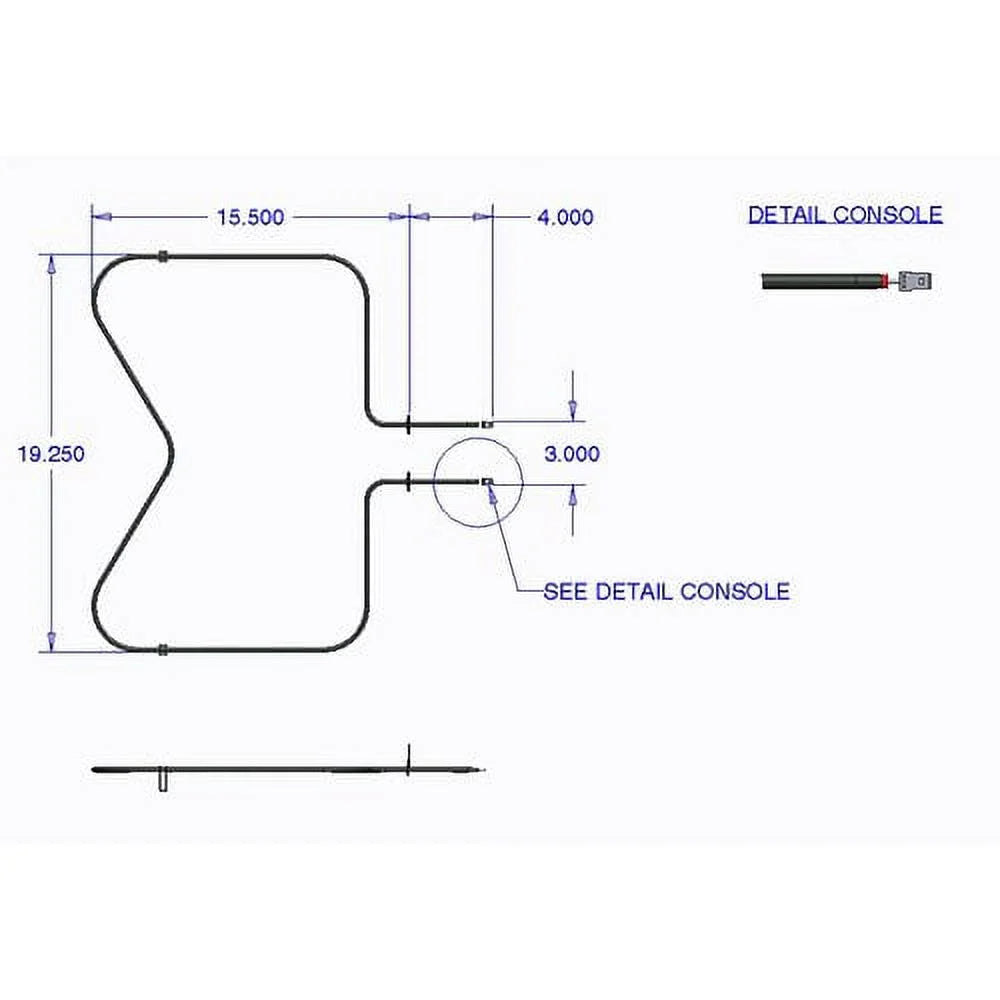 Range Kleen 7509 Bake Element Kenmore/Roper (2500/1875 , 240/208 )