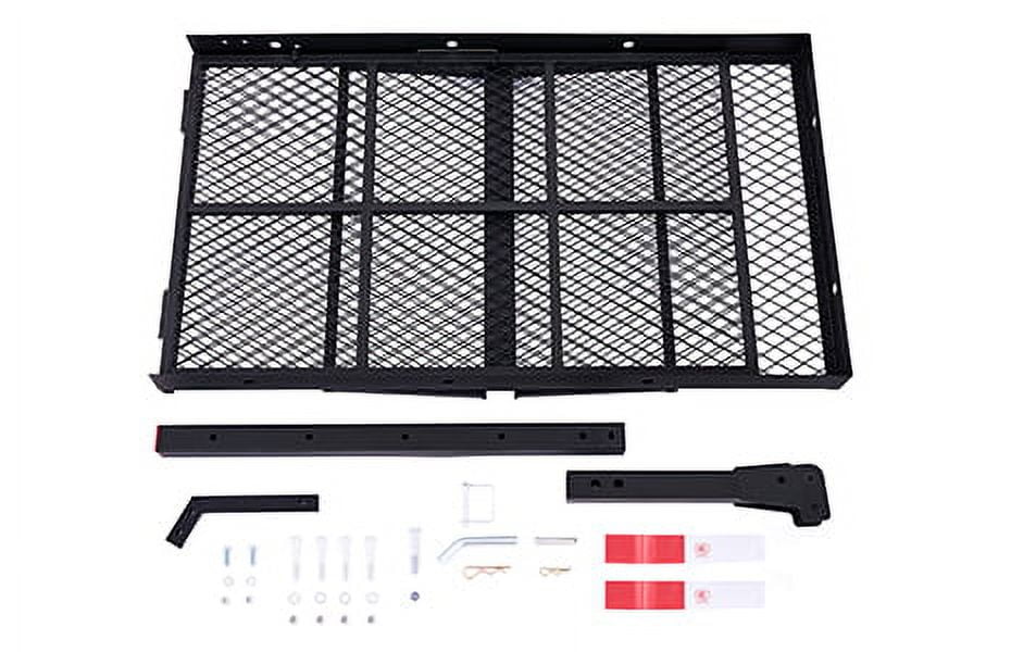 Wheel Chair Trailer Hitch Carrier Scooter Mobility Cargo Carrier w/Loading Ramp