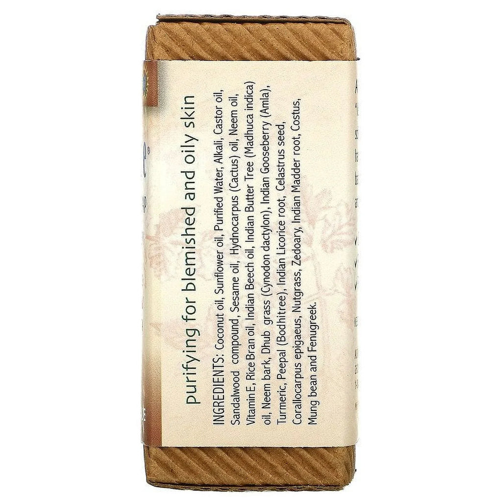 Ayurvedic Bar Soap with Organic Neem Sandal-Turmeric - 2.75 oz. by Auromere (pack of 6)