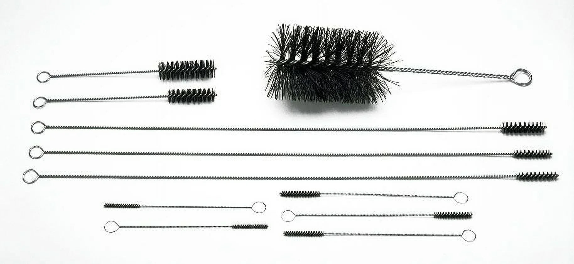 Moroso 61820 All Purpose Engine Cleaning Kit w/ 12 Nylon Wire Brushes, Black