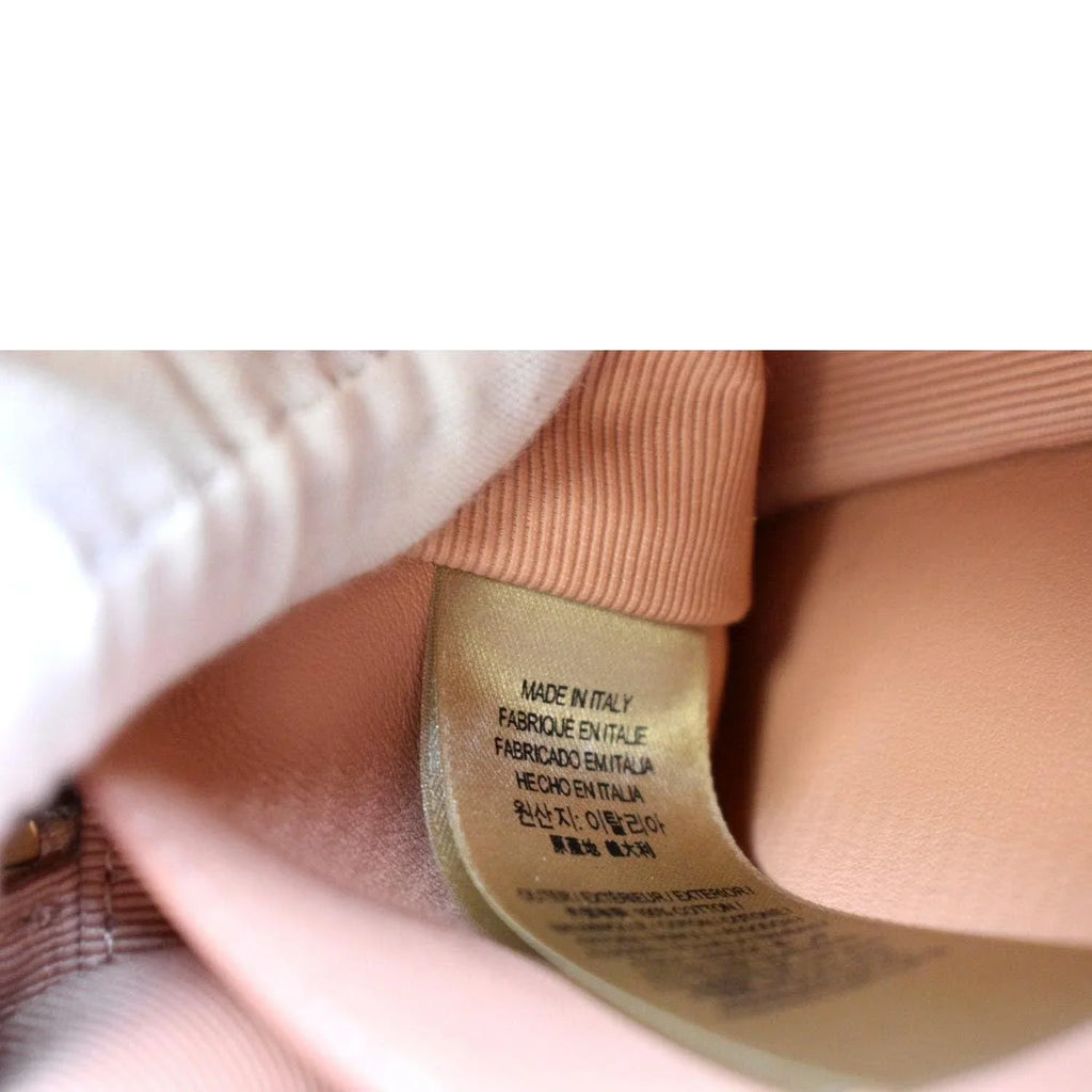 Pre-owned  1983 Knight Check Link Crossbody Camera Bag Light Pink