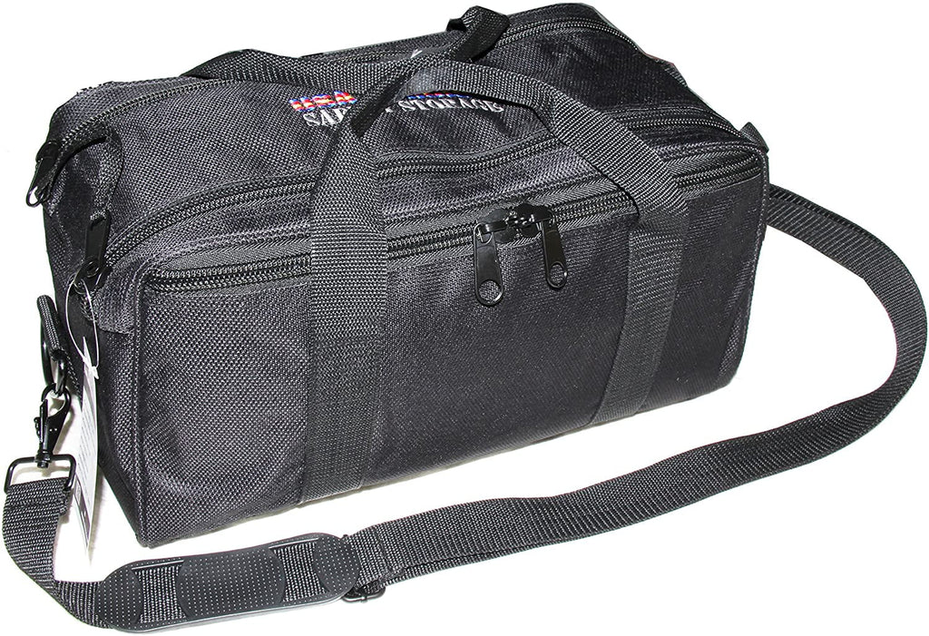 GunClub Range Bag with Removable Hook & Loop Dividers, Black, Medium