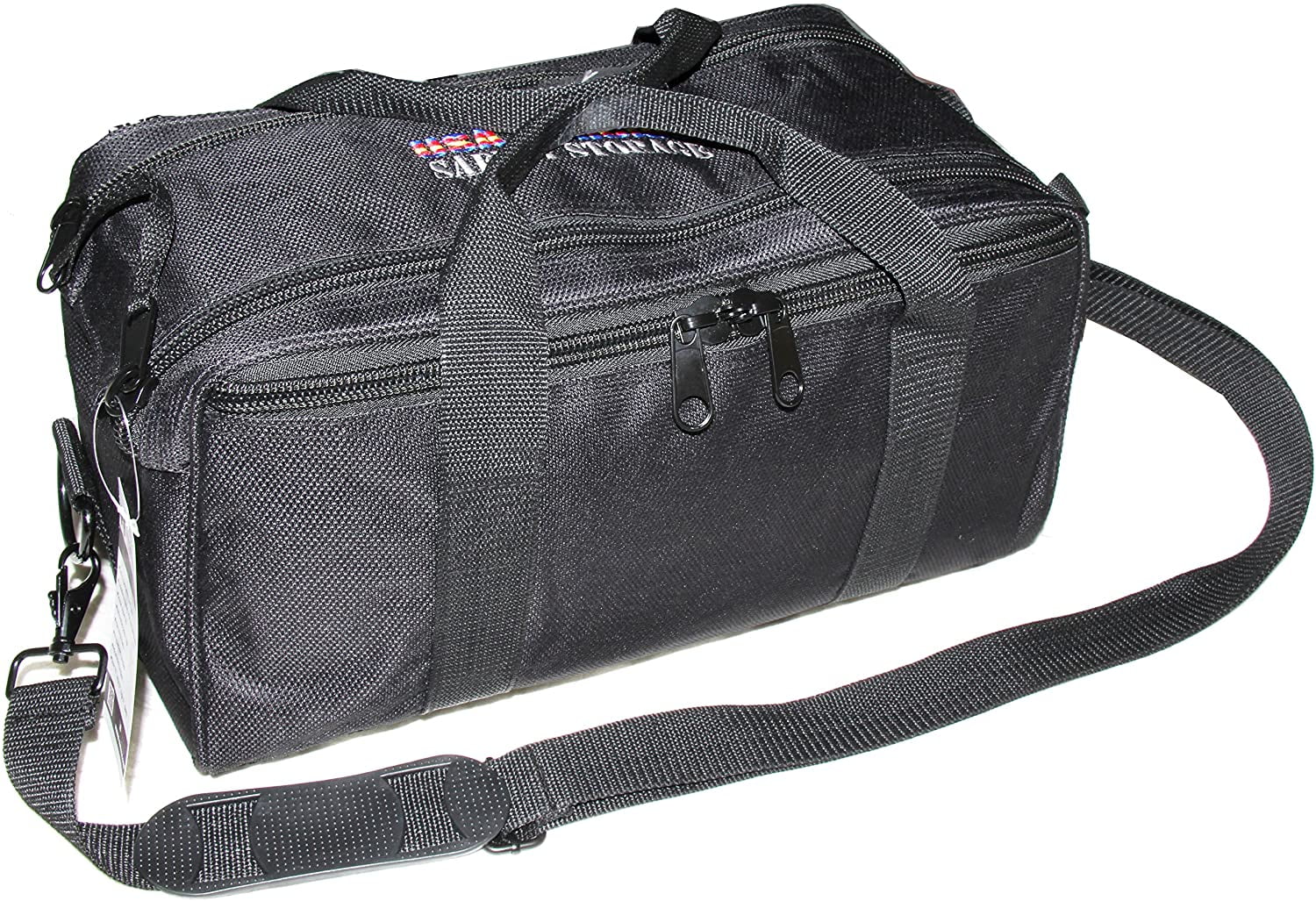 GunClub Range Bag with Removable Hook & Loop Dividers, Black, Medium