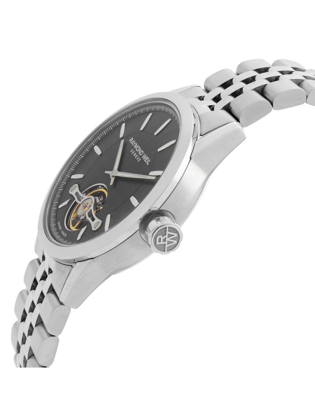 Raymond Weil Freelancer 42mm Steel Black Dial Automatic Mens Watch 2780--20001