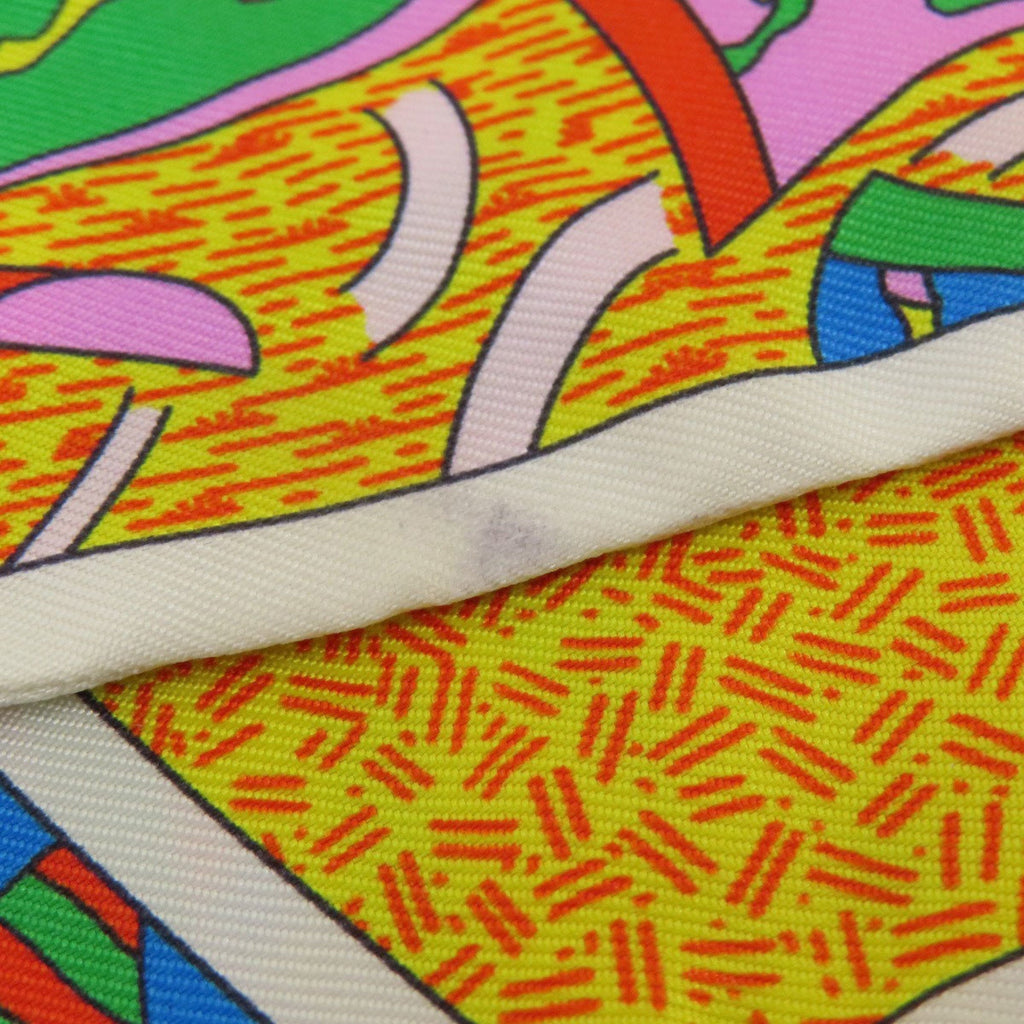 Pre-Owned Hermes Twilly Scarf Silk Women's  (Good)