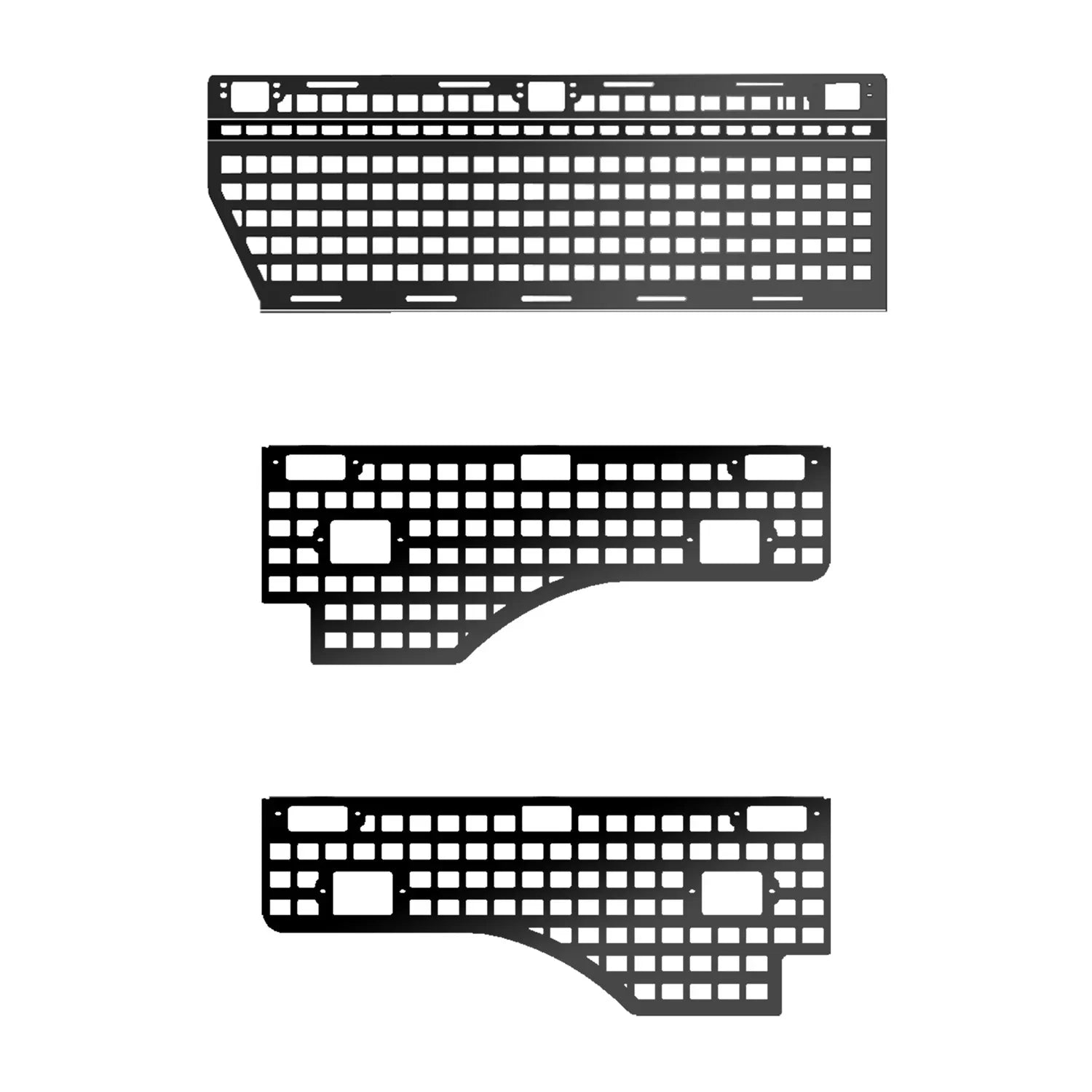 Putco 195041 Molle Panel Fits 15-21 Canyon Colorado Fits select: 2015-2016,2021-2022