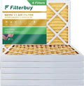 Filterbuy 10x10x2  11 Pleated   Furnace Air Filters (6-Pack)