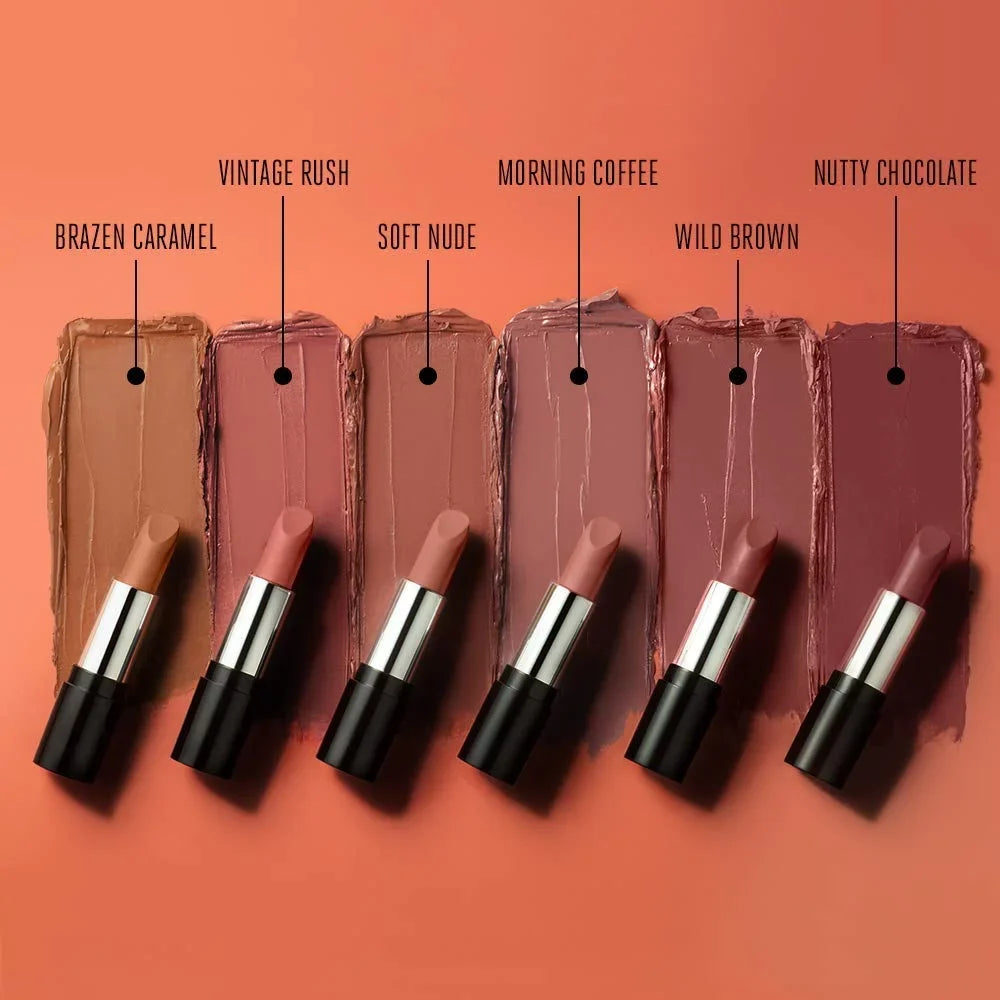 Lakme Absolute Matte Revolution Lip Color, 502 Burgundy Blast, 3.5 g