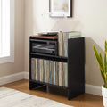 Crosley Furniture Portland Vinyl Record Storage Tv Stand and Entertainment Center, Media Console