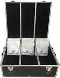 CheckOutStore Black Aluminum / Hanging Sleeves Storage Box (Holds 600 Discs)
