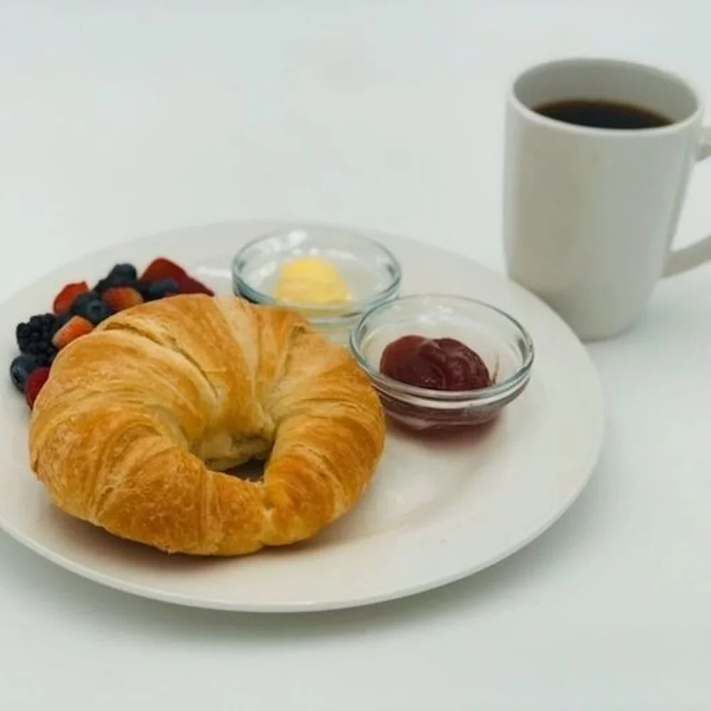 Gold Standard Baking Round Margarine Croissant, 3 Ounce -- 48 per case