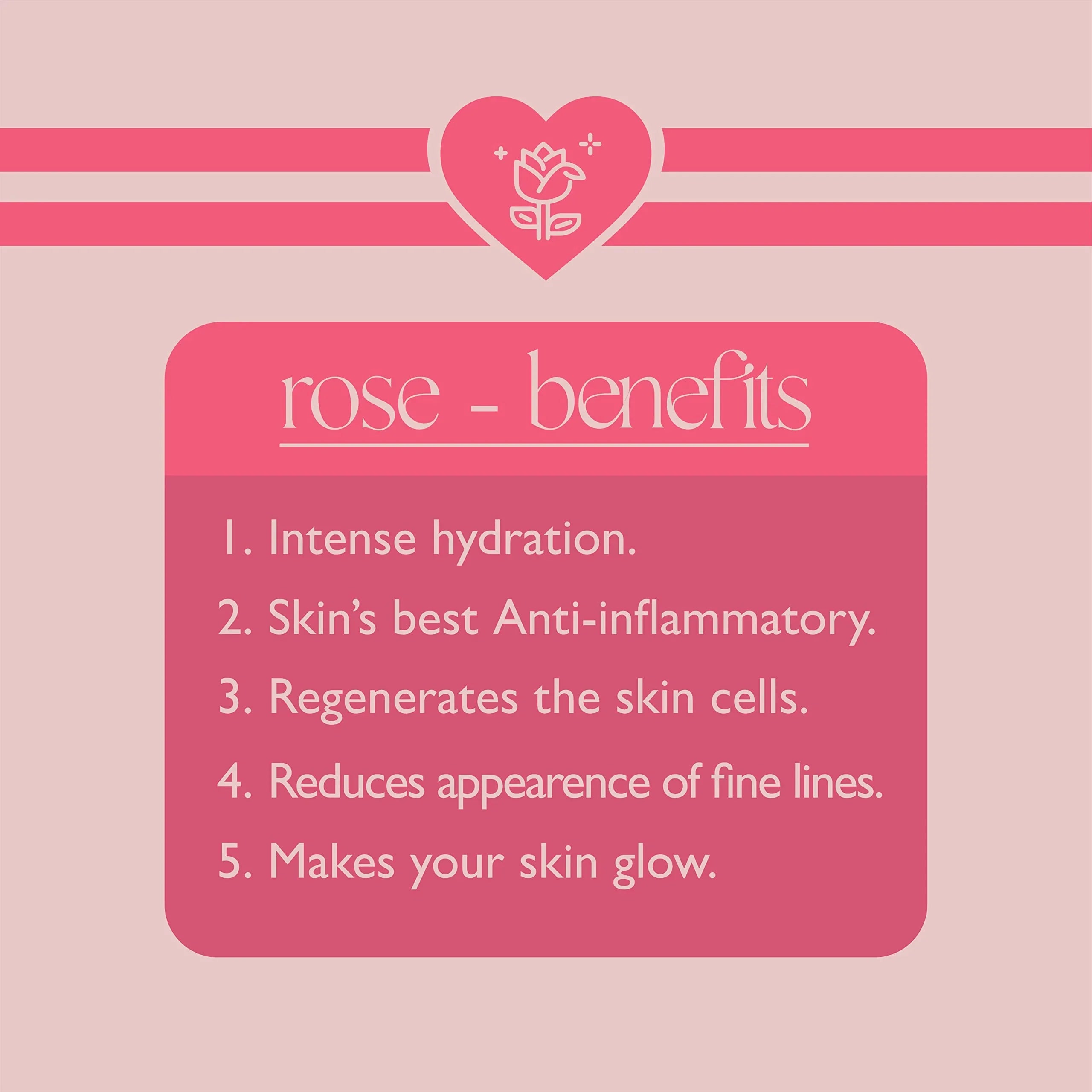 Banjara's Rose Moisturizing Day & Night Cream| Makes skin glow, For All Skin Types, for Men & Women, Paraben-Free , Vegan, 2X50g(100g) - Pack of 2