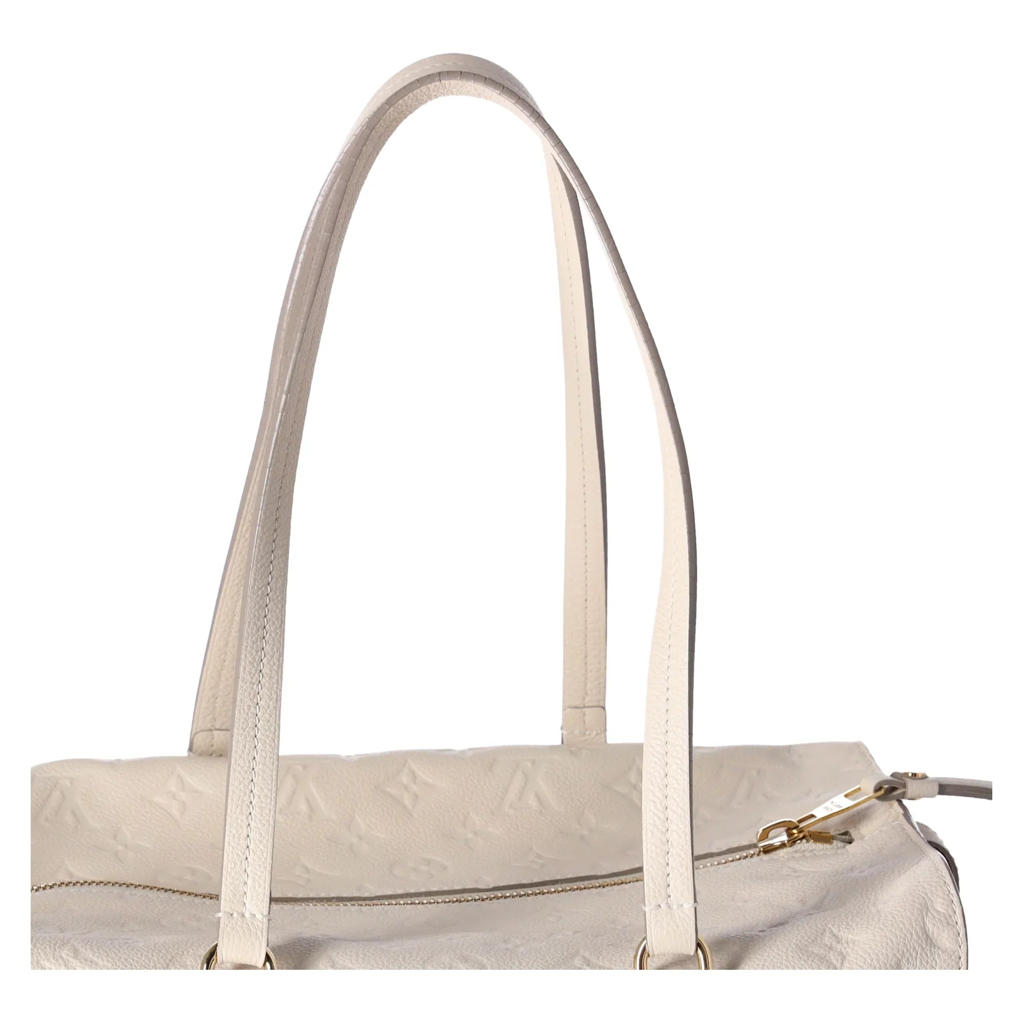 Louis Vuitton Inspiree  Beige Monogram Empreinte Leather Shoulder Bag Tote