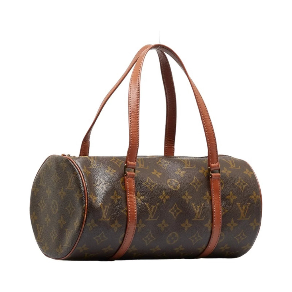 Pre-Owned Louis Vuitton Monogram Papillon 30 (Old) Handbag  Brown  Leather Ladies   (Good)