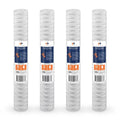 Aquaboon 1 Micron 20" x 2.5" String Wound Sediment Water Filter Cartridge | Universal Replacement for Any 20 inch  Unit | Compatible with 101-230, -5-20, -2C, -20, -, 4-Pack