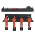Drill Organizer Rack,Wall Mount Cordless Drill Tool Holder Power Tool Storage | Holds 4 Drills Garage Tool Box