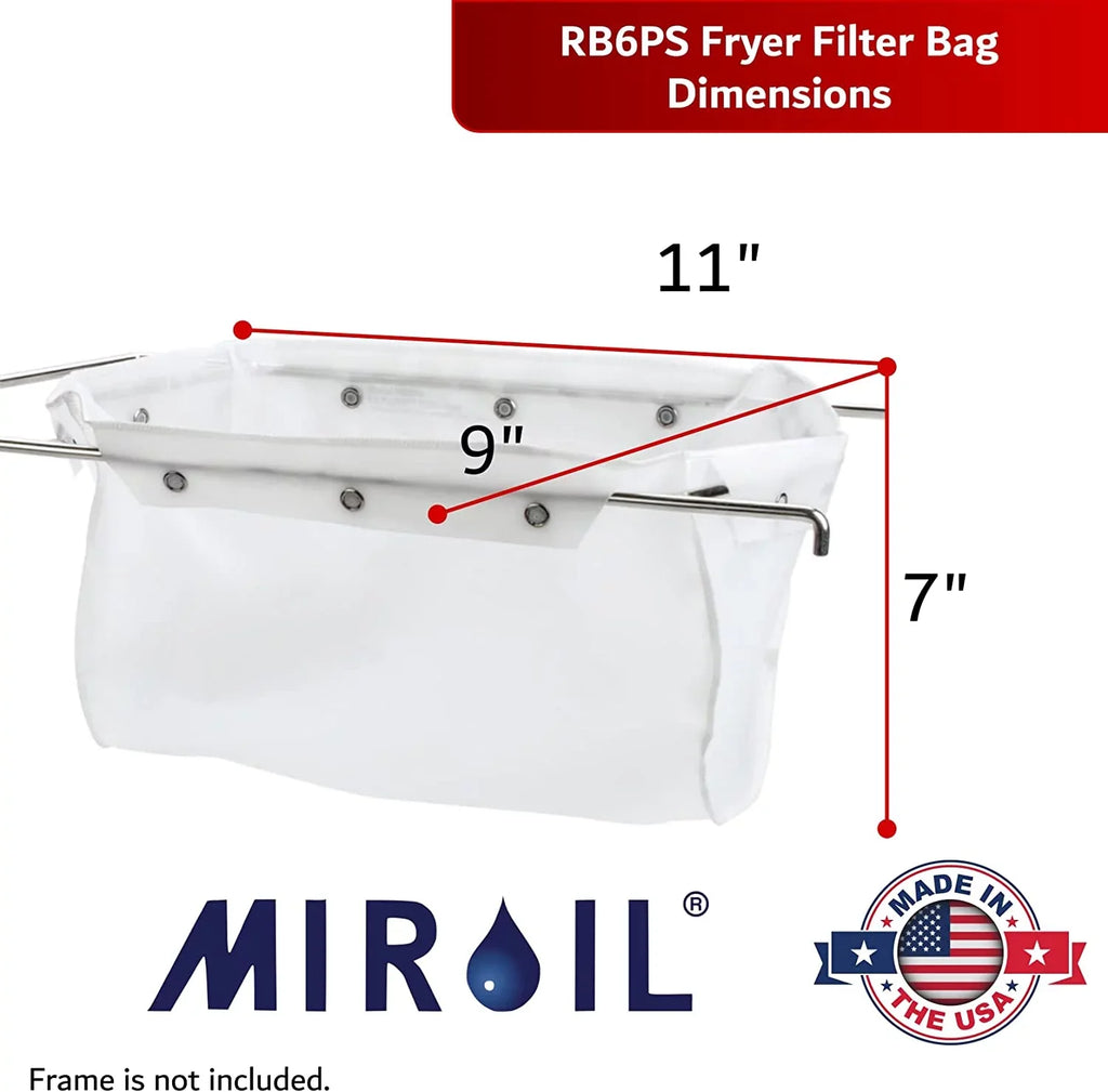 Miroil /12852  Flow Snap On" Filter Bag"