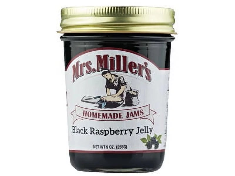 Mrs. Miller's Homemade Black Raspberry Jelly (12-9 Oz. Jars)