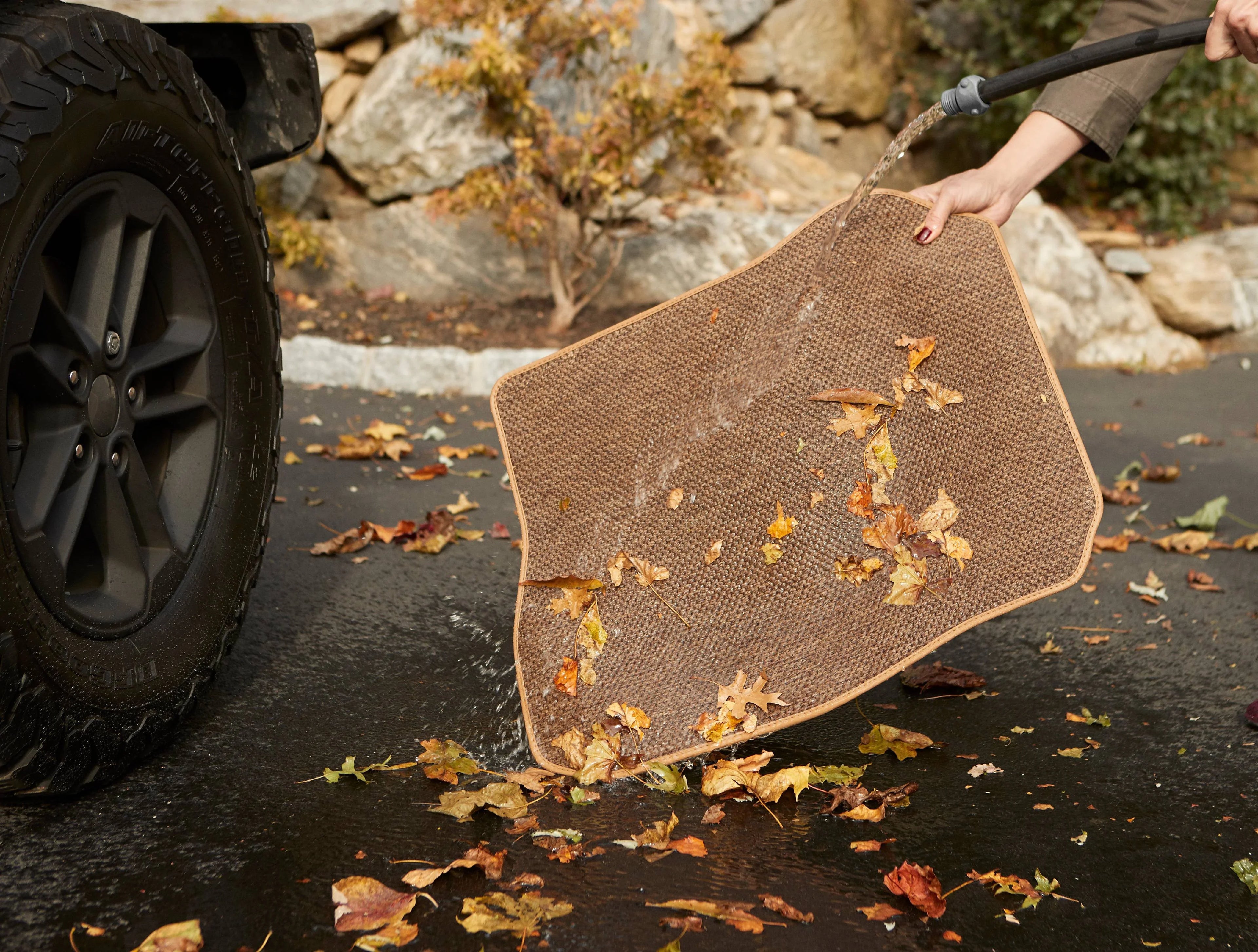 Ford Escape Charcoal All-Weather Textile™ Car Mats, Custom Fit for 2013, 2014, 2015, 2016, 2017, 2018, 2019 - Medium Cargo Mat