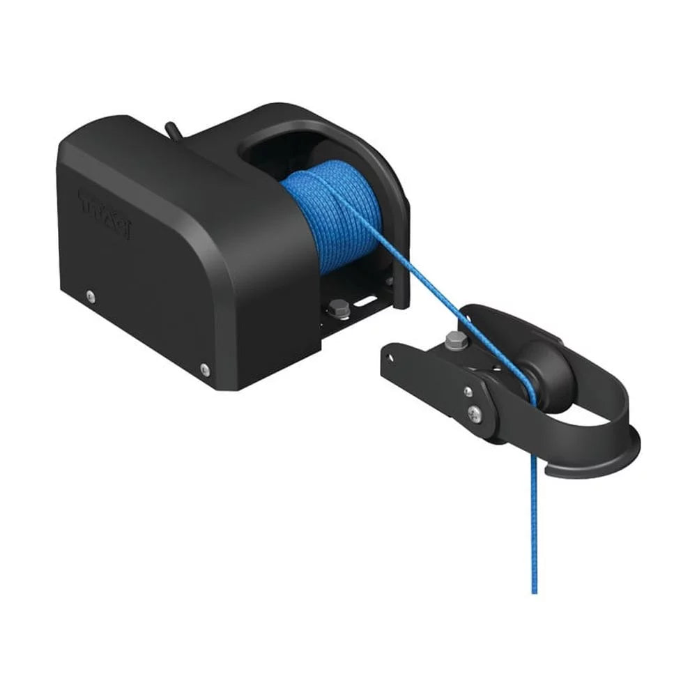 Camco  Outdoors AnchorZone 20 Electric Anchor Winch | Features a High-Efficiency 12-Volt  All-Steel Gear Motor, 100-Feet of Pre-Wound Braided Rope, and has a Max Capacity of 20lbs (69000)