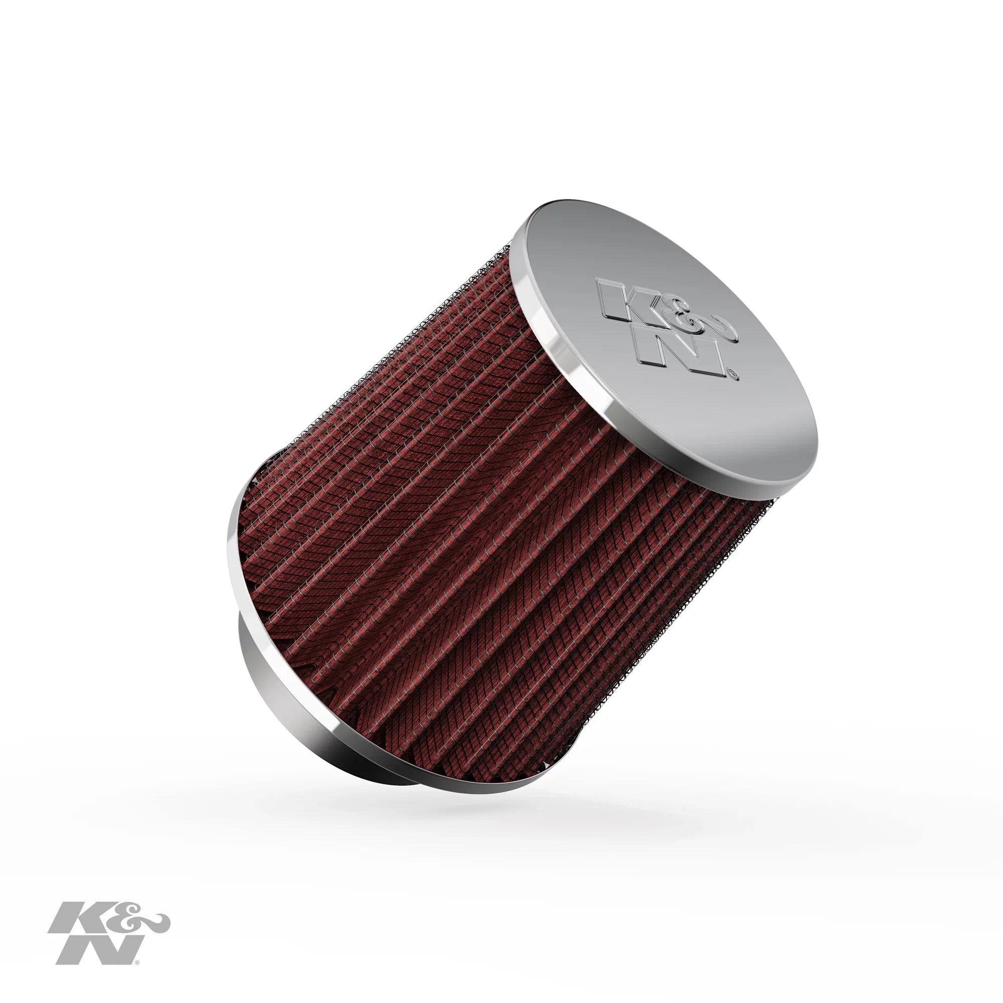 & Universal Clamp-On Engine Air Filter: Washable: Round Tapered; 2.25 in/2.5 in/2.75 in (70 mm/64 mm/57 mm) Flange ; 4.5 in (114 mm) Height; 4.5 in (114 mm) Base; 3.5 in (89 mm) Top , -1003RD-