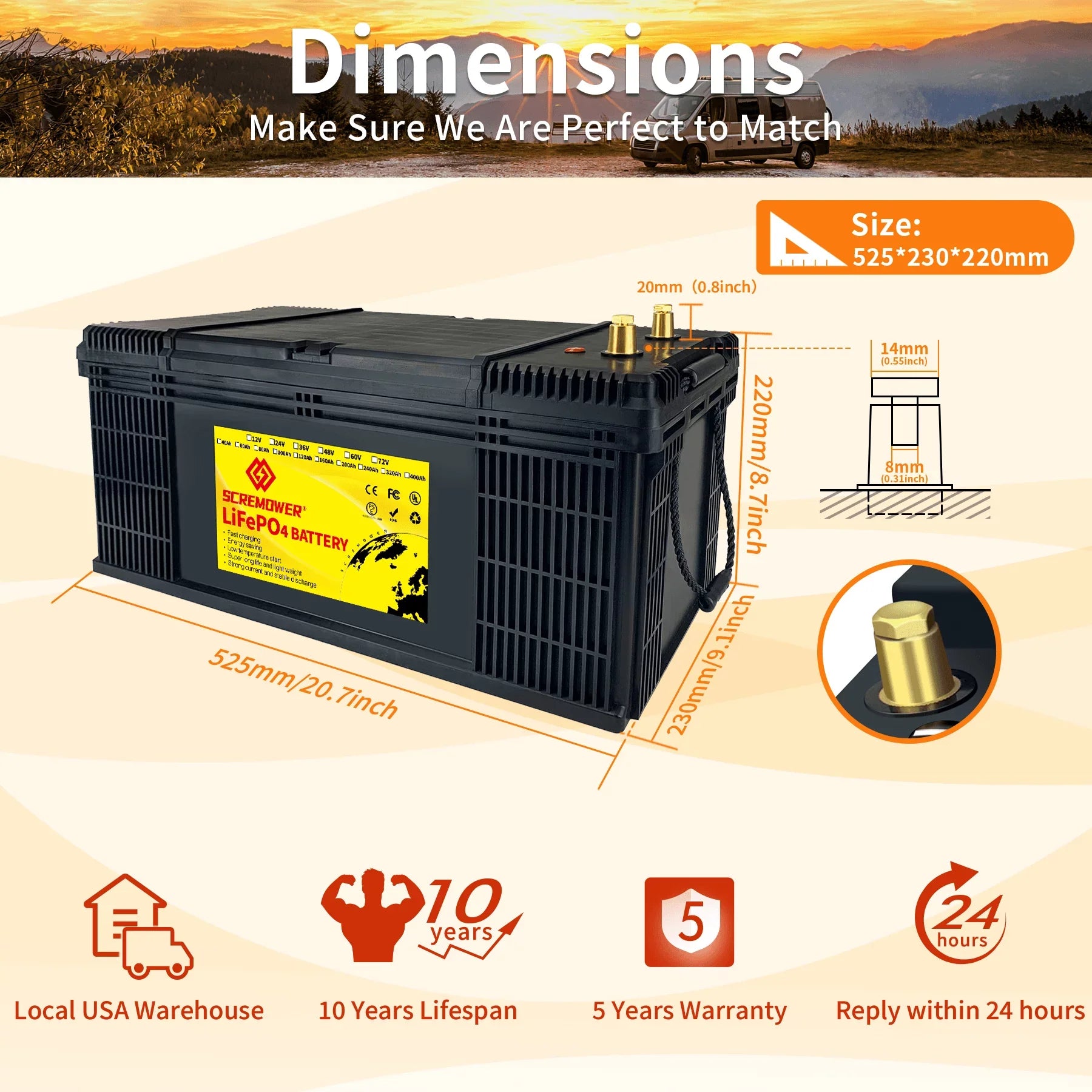 36V LiFePO4 Battery 100Ah, Lithium Batteries with 100A , Rechargeable Deep Cycle, Perfect for Trolling Motor, Golf Cart, Marine, Camper, , Solar Power, Off Grid etc