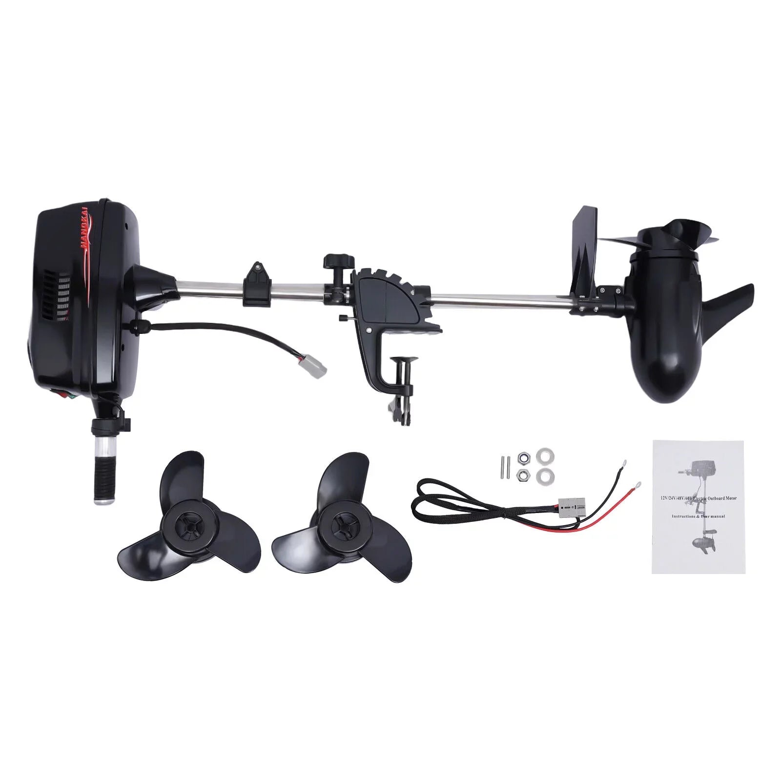 TOOL1SHOoo 48V Electric Outboard Engine with 8 Horsepower and 2200W for Aquaculture Fishing Outdoor Adventure