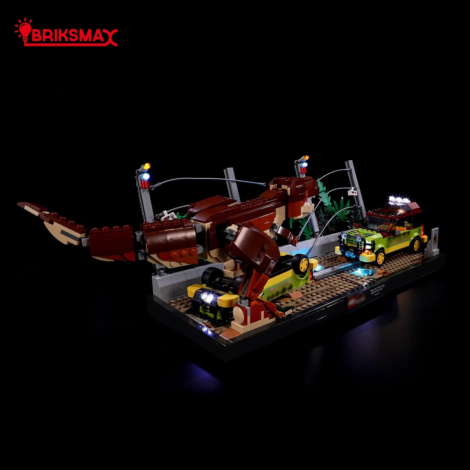 Led Light Kit for Legos Jurassic World™ . rex Breakout 76956 Building Blocks Model(Not Include the Building Model)