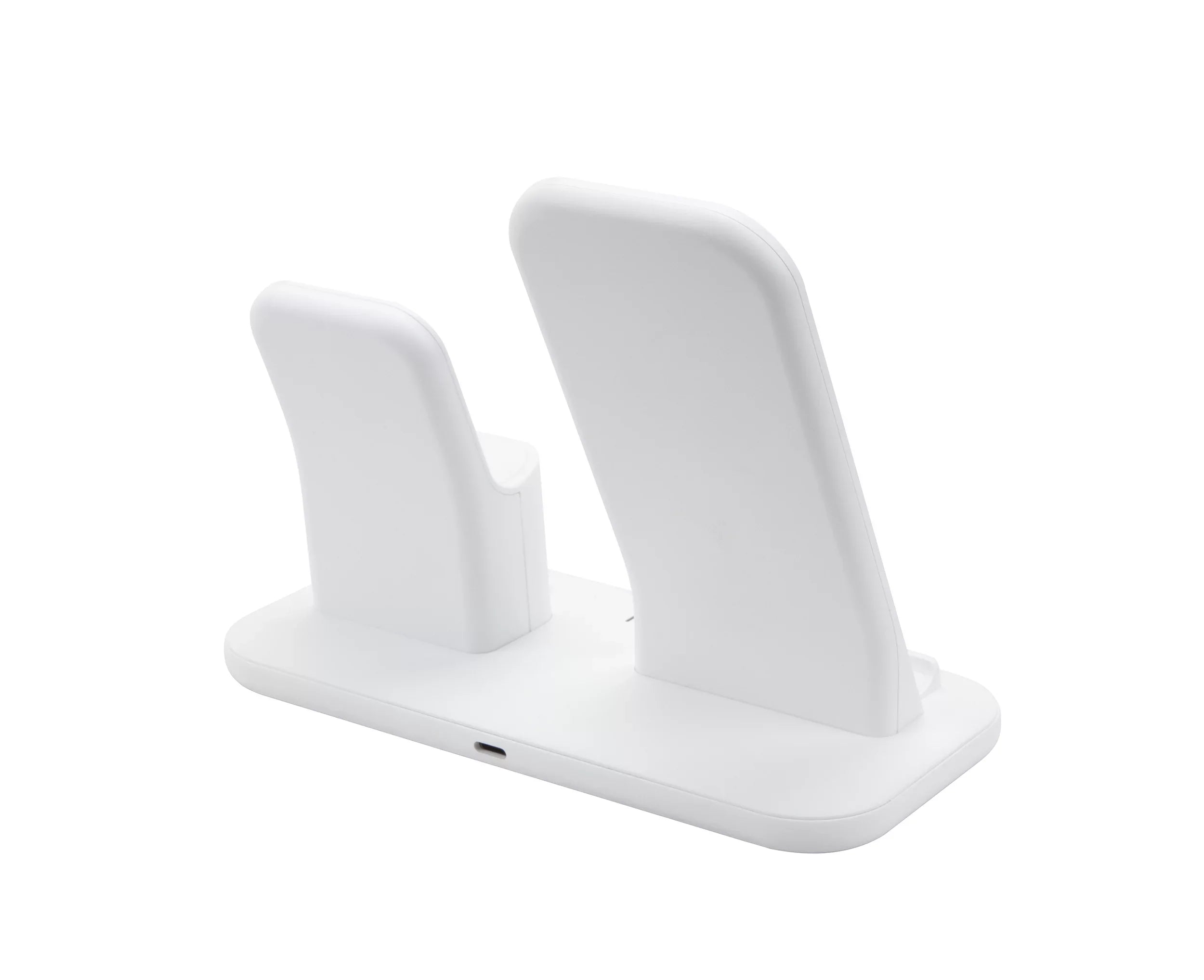 Scosche - Qi-Enabled Smartphones, Watches and Earbuds, Qi-Certified Wireless Charging Dock, White