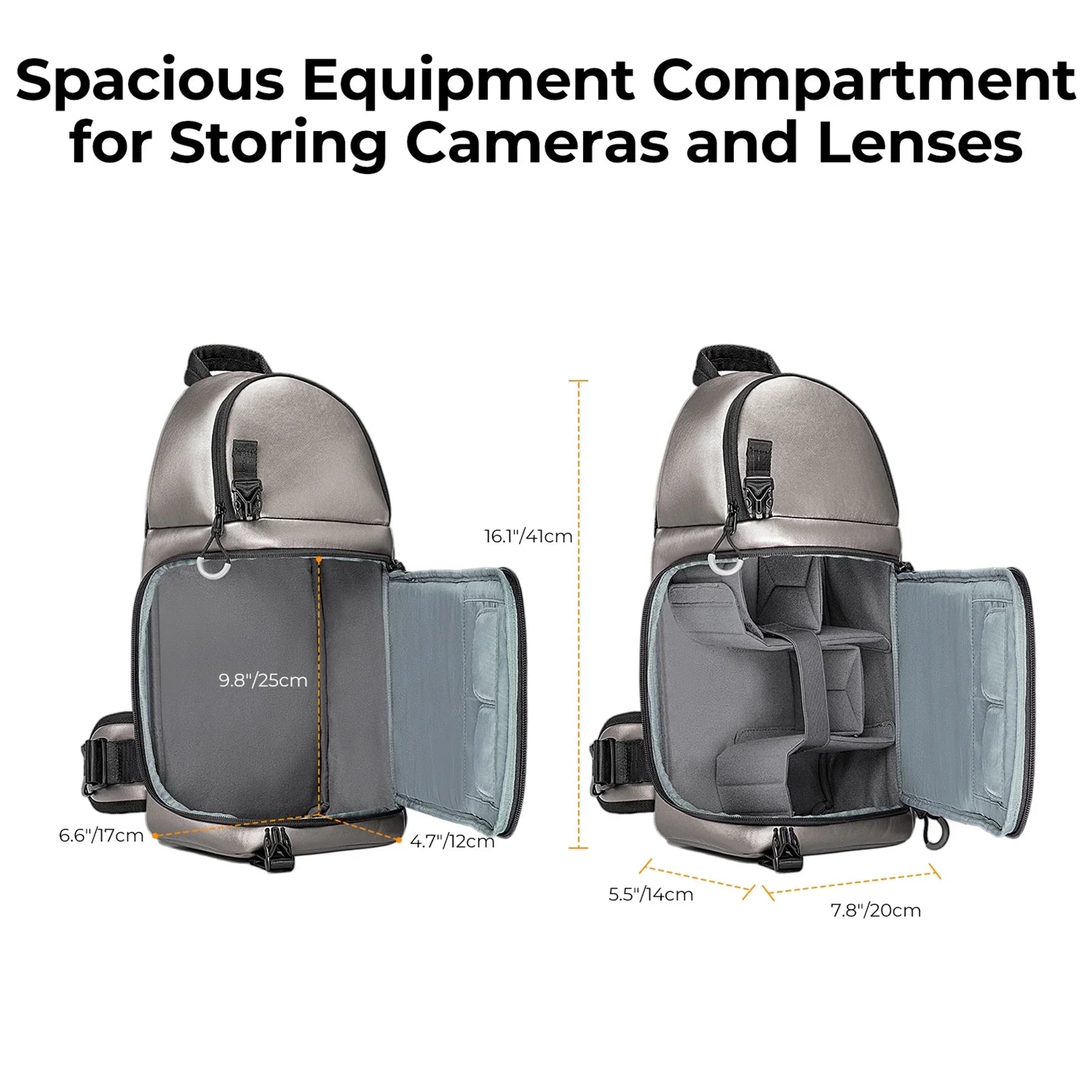 &  Single Shoulder Bag,Dslr/slr/mirrorless Camera Case Waterproof   Camera Dslr/slr/mirrorless With Removable Camera Case And Waterproof Dividers Waterproof With  Camera Features