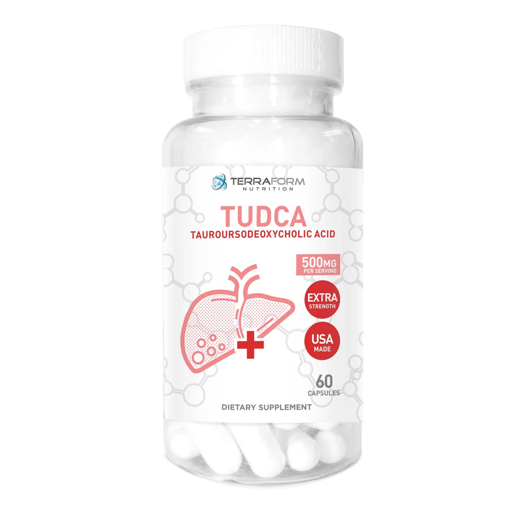 (3 Pack)  (Tauroursodeoxycholic Acid) - 500mg - 180 Capsules - Help Supports Liver Health