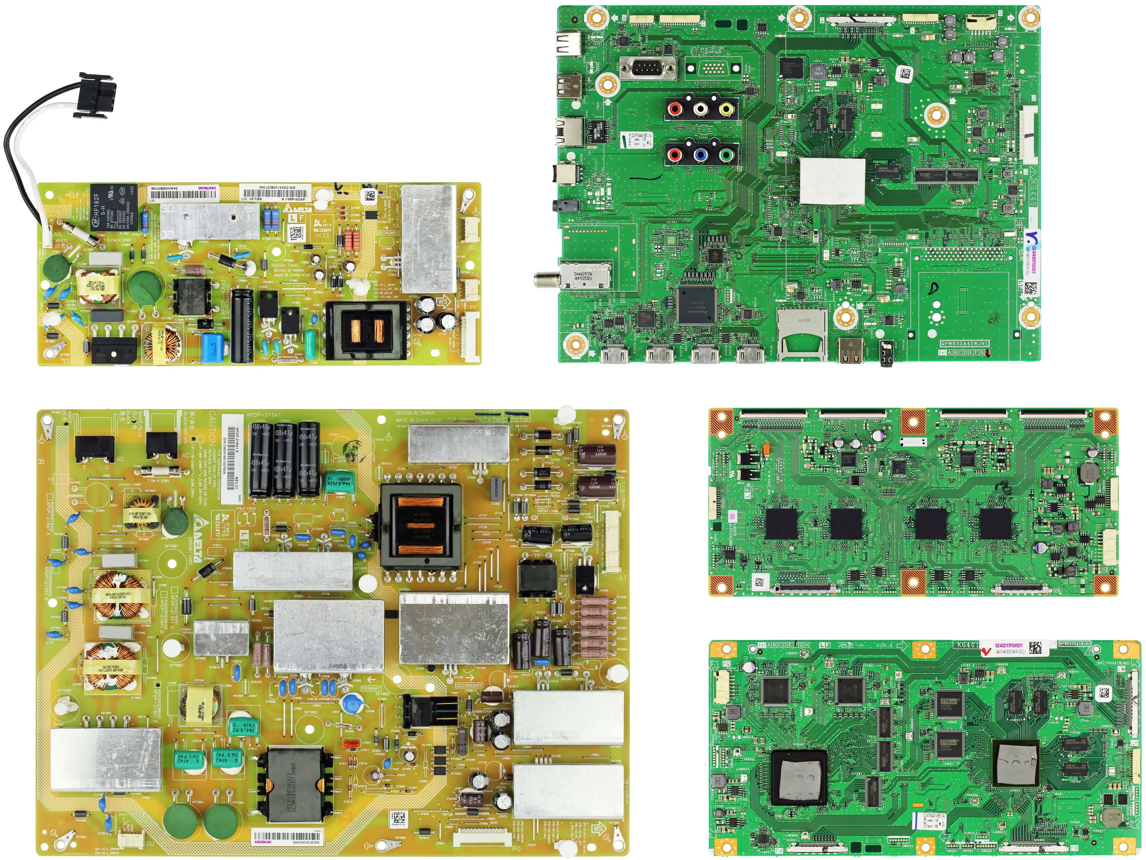 Sharp -60UD27U Complete  Repair Parts Kit -Version 1
