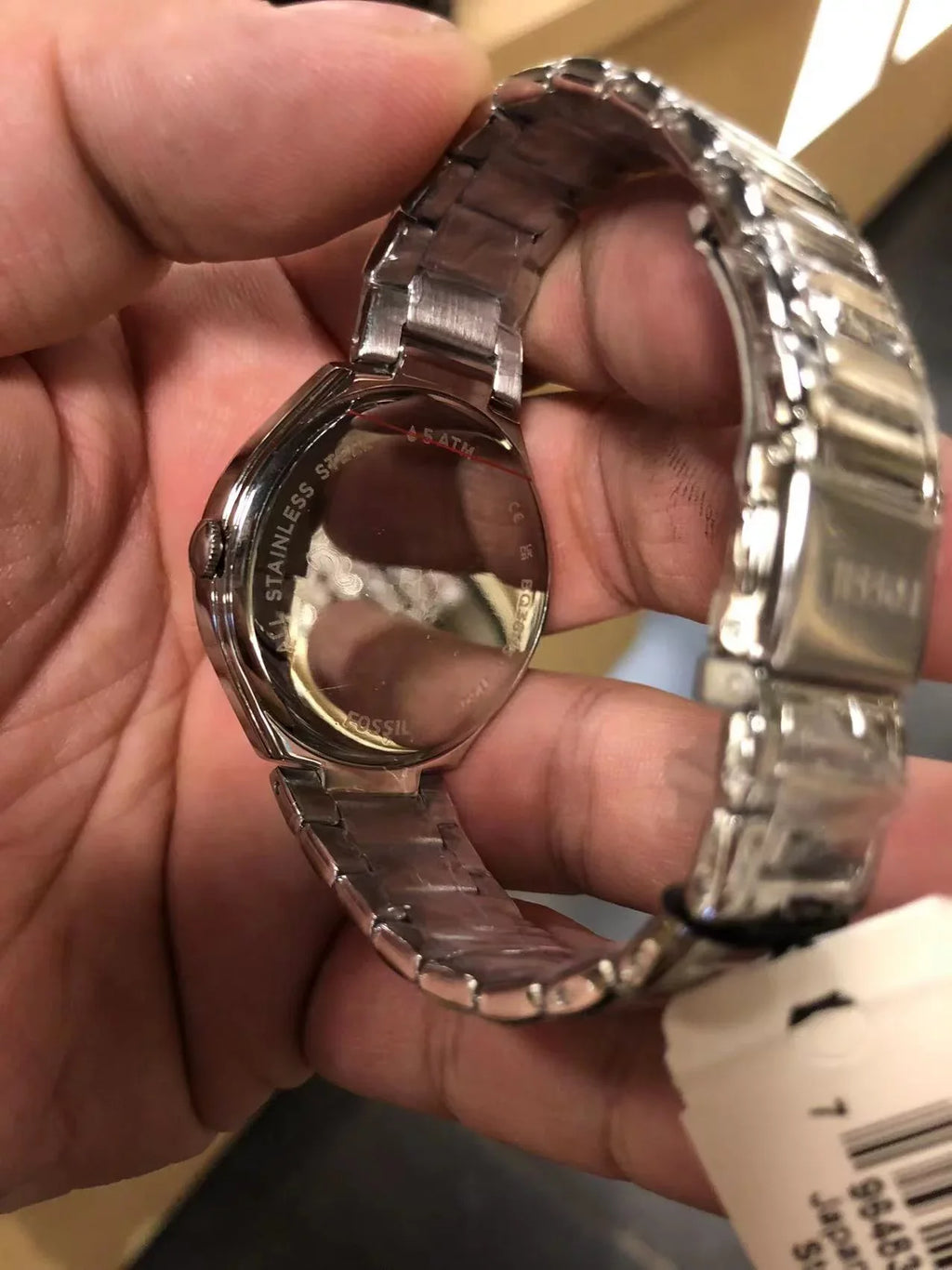 Fossil  Ashtyn Three-Hand Date Stainless Steel Watch