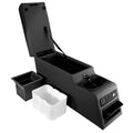 Rugged Ridge by RealTruck | 13102.15 Center Console, Ultimate, Locking, Black Denim; 1976-1995 /Wrangler  Compatible with Select: 1989-1995 Jeep Wrangler / , 1987-1988 Jeep Wrangler
