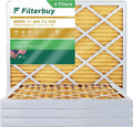 Filterbuy 10x16x2  11 Pleated   Furnace Air Filters (4-Pack)