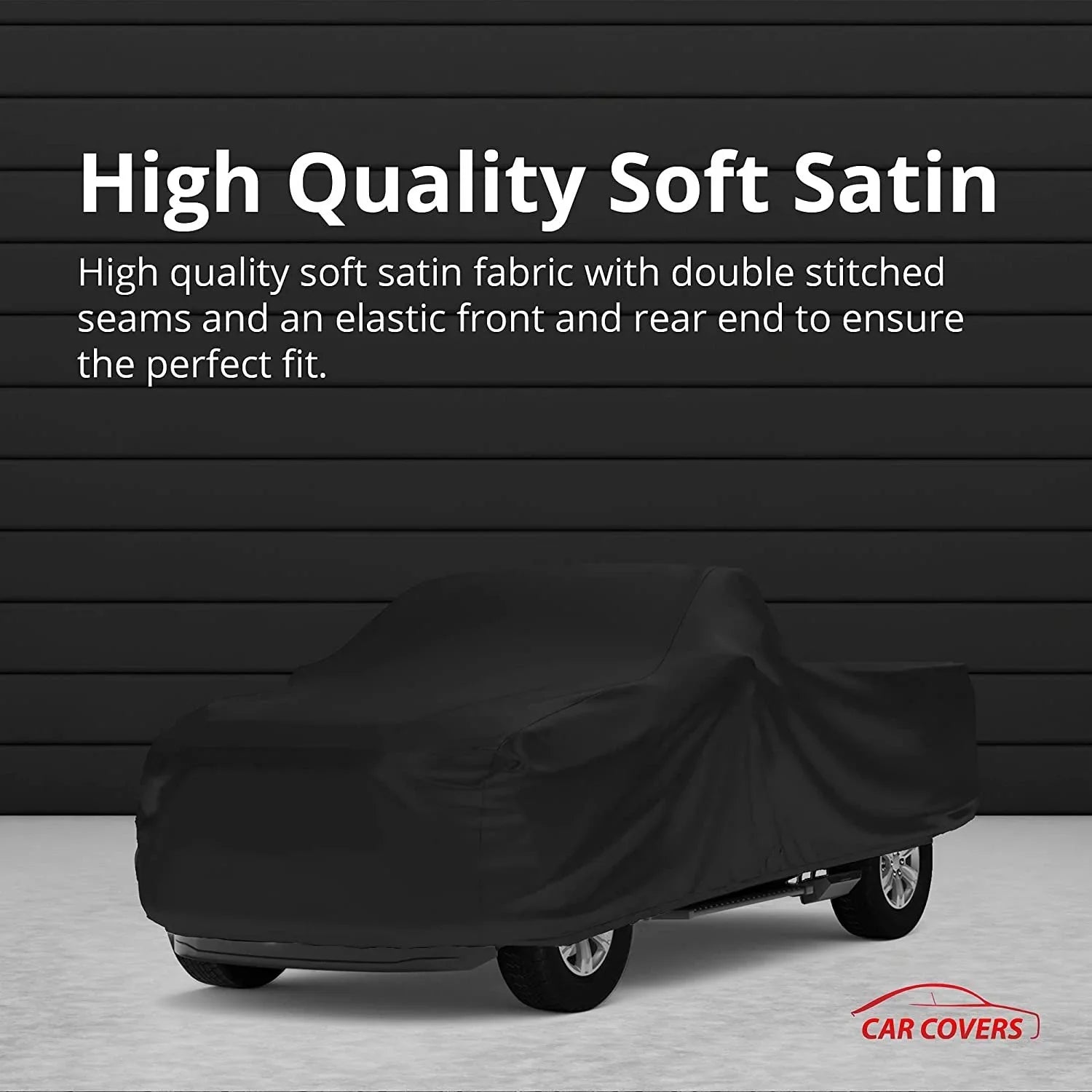 Indoor Truck Cover Compatible with 2001-2004  Sonoma Crew Cab, 4.5 Foot Bed - Black Satin - Ultra Soft Indoor Material - Keep Vehicle Looking Between Use - Includes Storage Bag