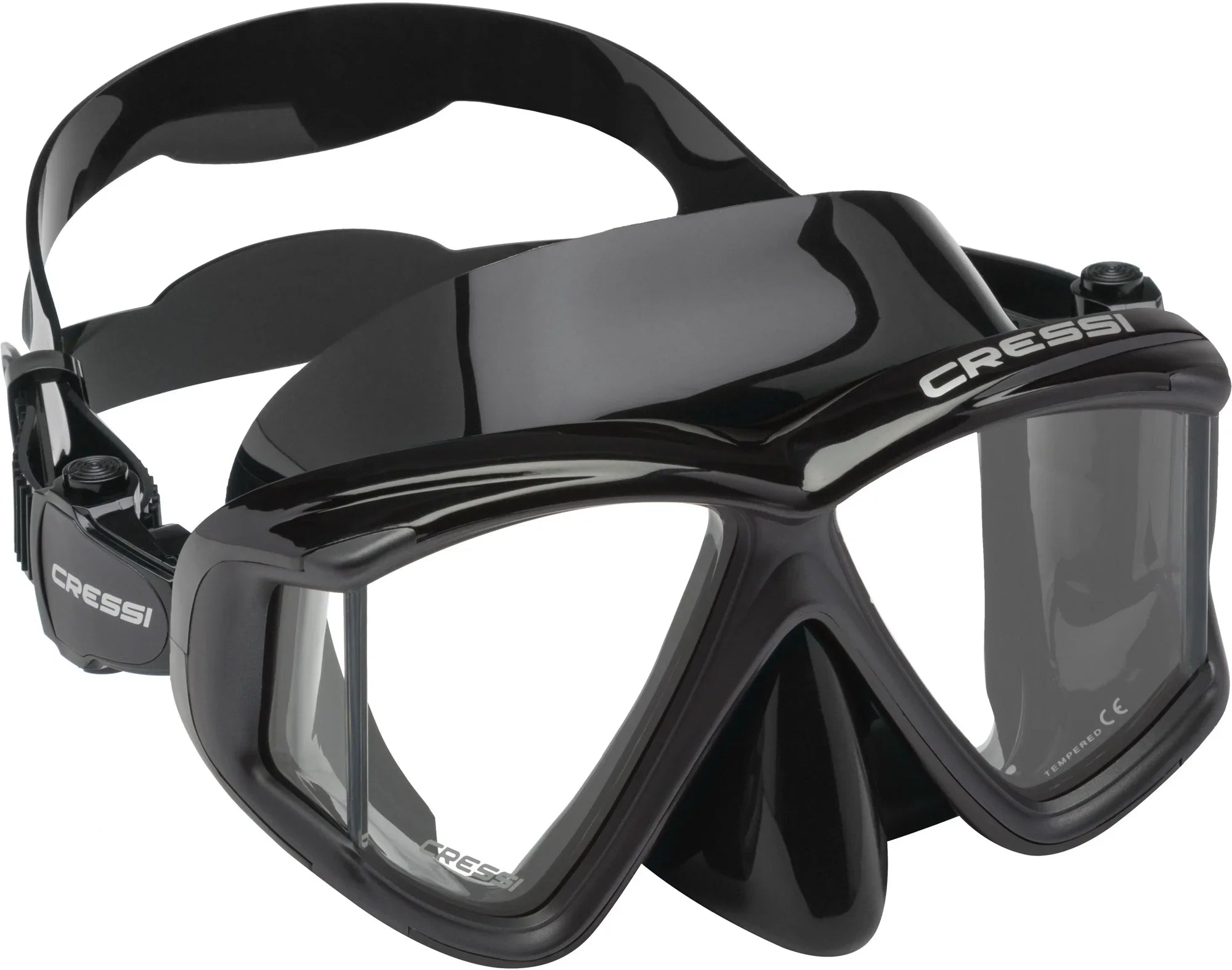 Cressi Liberty Quattro  (clear-blue/silver) (Clear/Sapphire/Silver, Liberty Quattro)