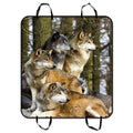 Wolfs Wild Animal Pet Car Seat Cover Dog Car Seat Mat Hammock Cargo Mat Trunk Mat For Cars Trucks and  54x60 inches