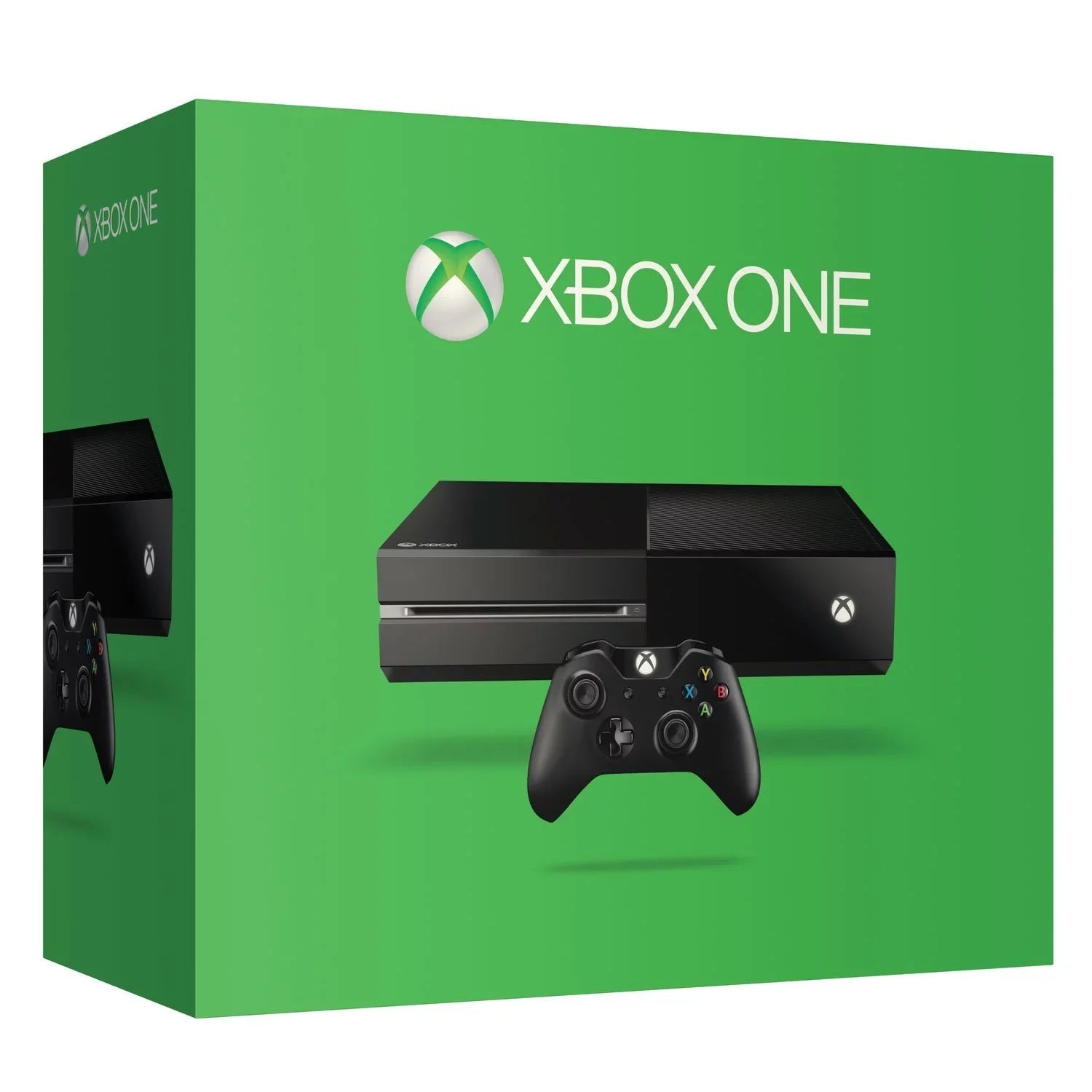 Microsoft Xbox One Original 500GB Gaming Console Black Headset With Mortal Kombat  Game   Bundle Used