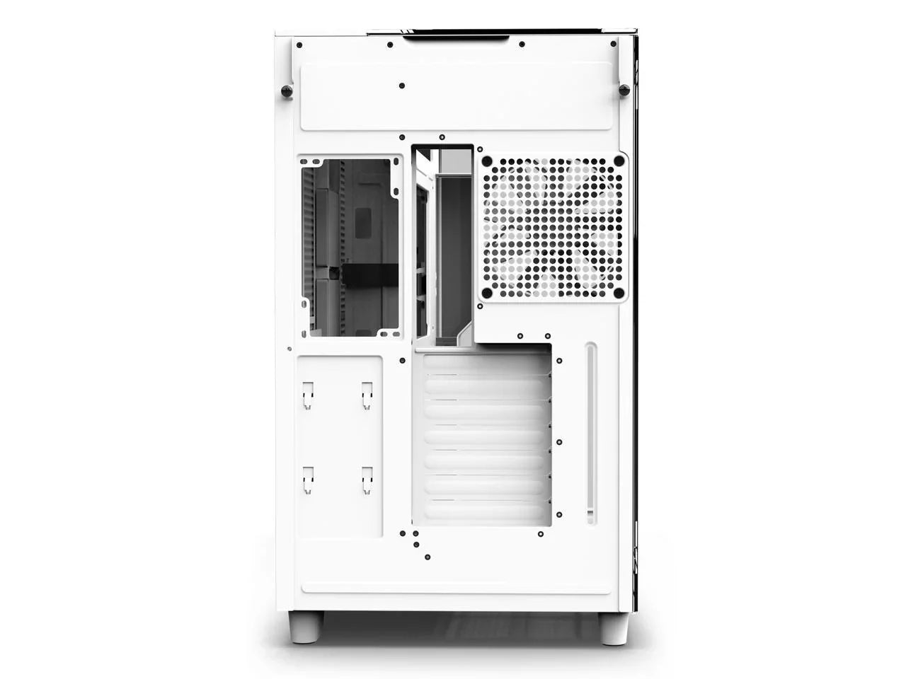 Elite - All White - --01 - Premium Dual-Chamber - Mid-Tower -  Fans - Case