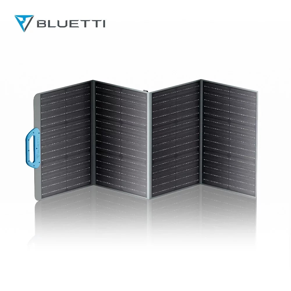 Bluetti 120W Solar Panel for Solar Generators, Foldable Portable Solar Power Supply With Adjustable Kickstand, Off Grid System for Outdoor Adventure, Road Trip, Emergency