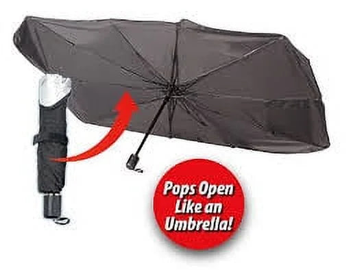 Brella Shield Windshield Sun Shade Universal Fits any Windshield Block Heat and  Rays Keep Your Car Cool